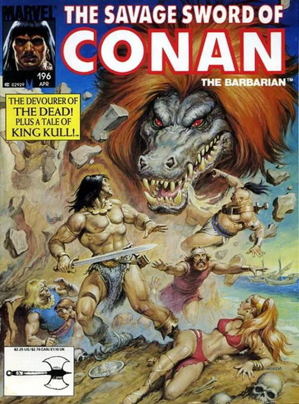 Cover of The Savage Sword of Conan #196