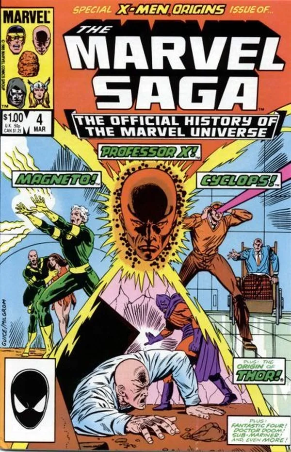 Cover of The Marvel Saga the Official History of the Marvel Universe #4