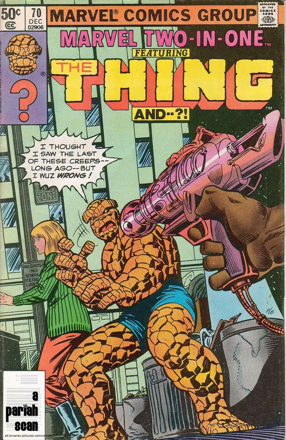 Cover of Marvel Two-in-One #70