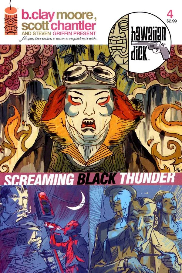 Cover of Hawaiian Dick: Screaming Black Thunder #4