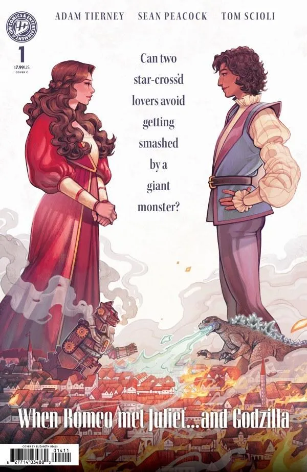 Cover of Romeo & Juliet and Godzilla #1