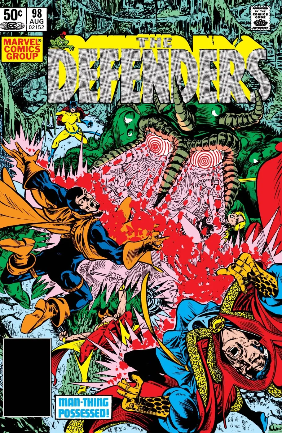 Cover of The Defenders #98