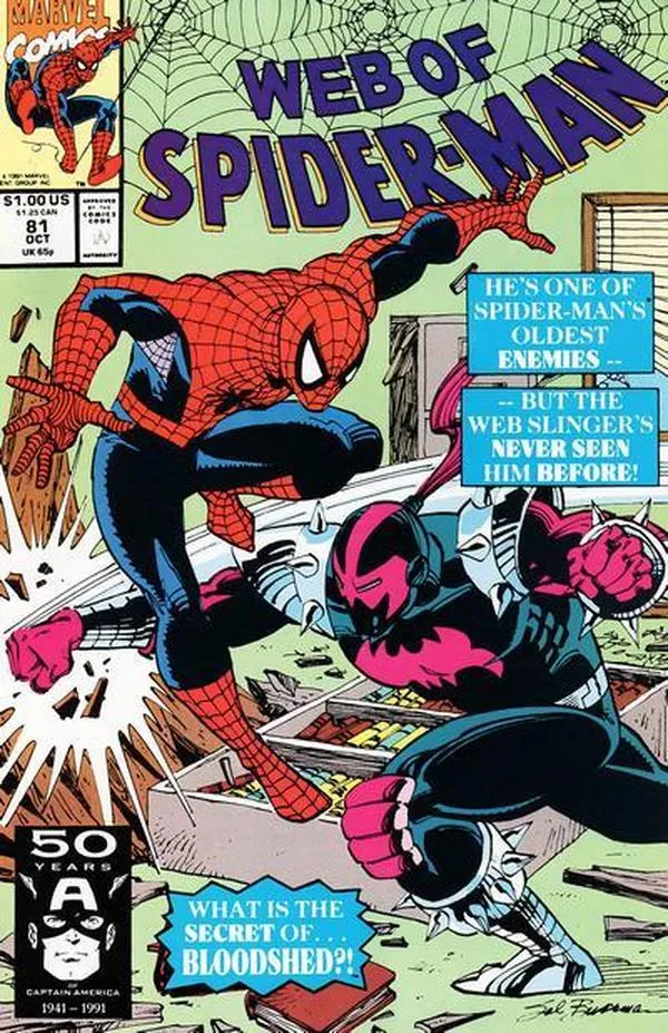 Cover of Web of Spider-Man #81