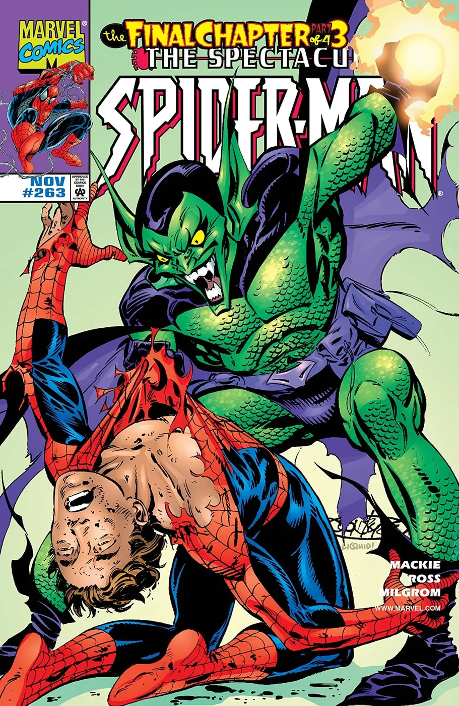 Cover of The Spectacular Spider-Man #263