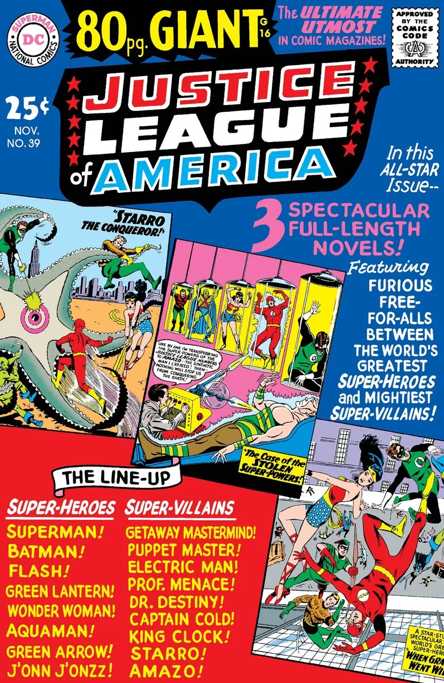 Cover of Justice League of America #39