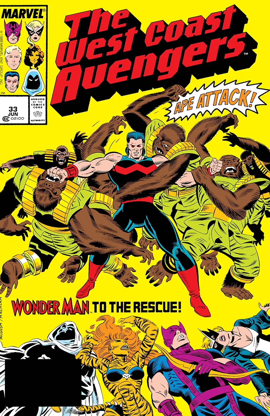 Cover of West Coast Avengers #33