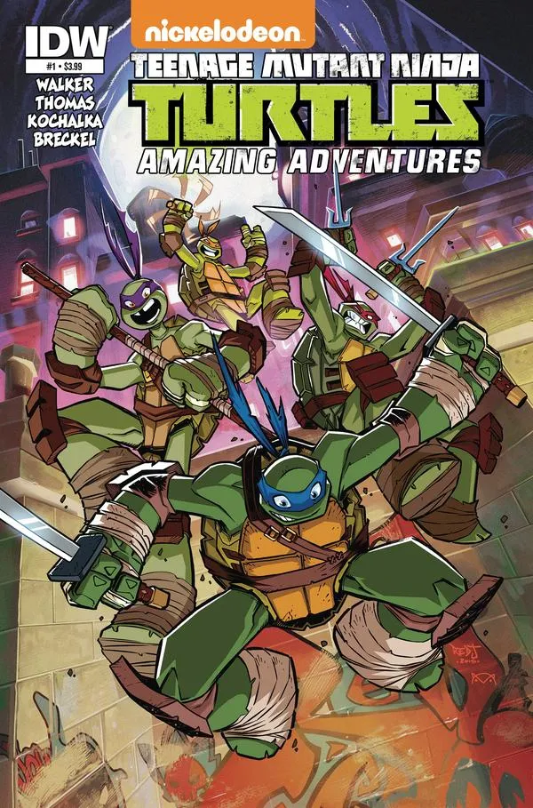 Cover of Teenage Mutant Ninja Turtles: Amazing Adventures #1