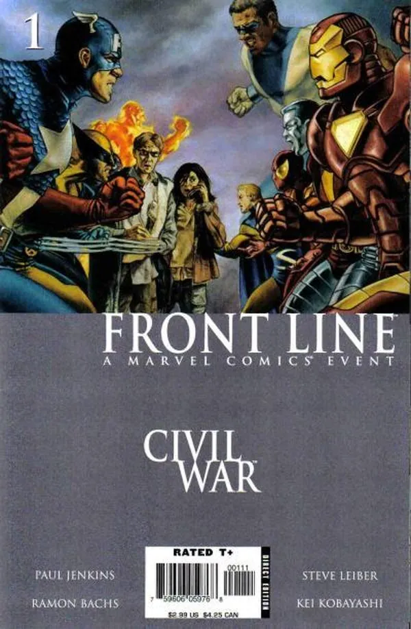 Cover of Civil War: Front Line #1