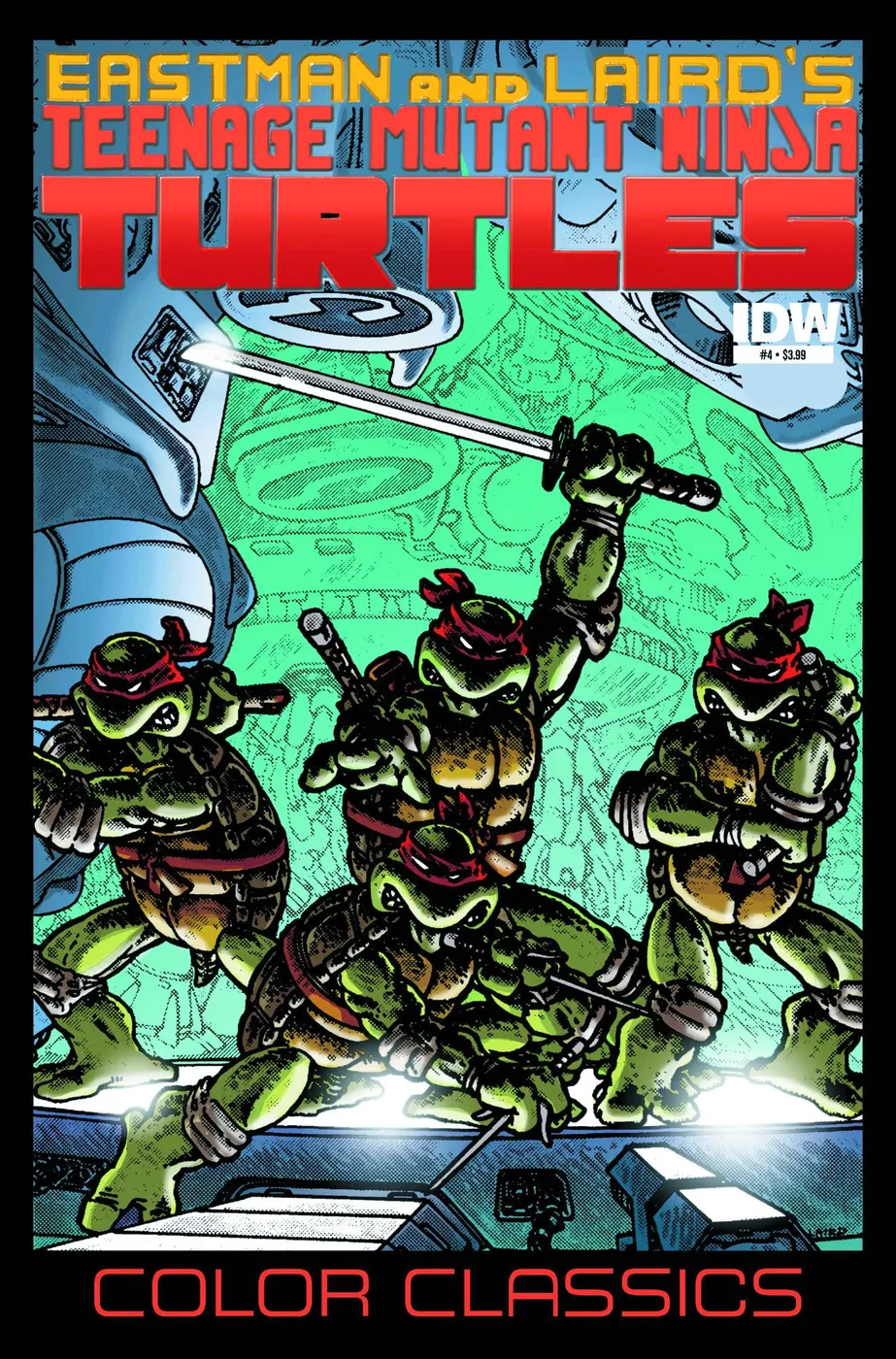 Cover of Teenage Mutant Ninja Turtles Color Classics #4