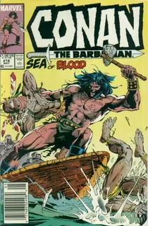 Cover of Conan the Barbarian #218