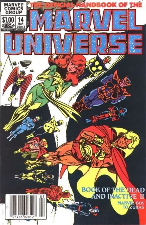 Cover of The Official Handbook of the Marvel Universe #14