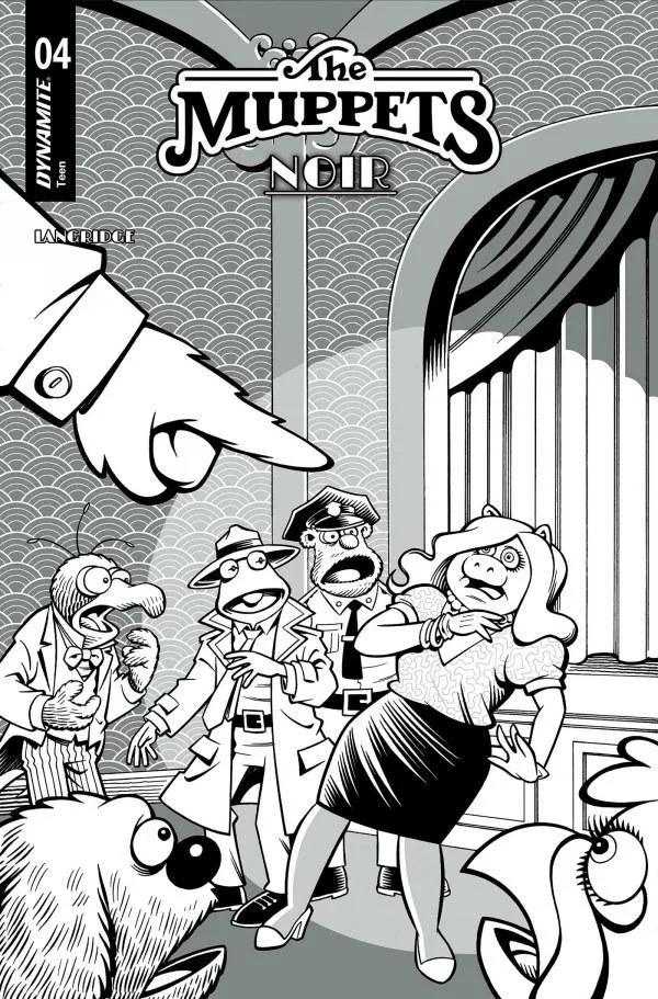 Cover of The Muppets Noir #4