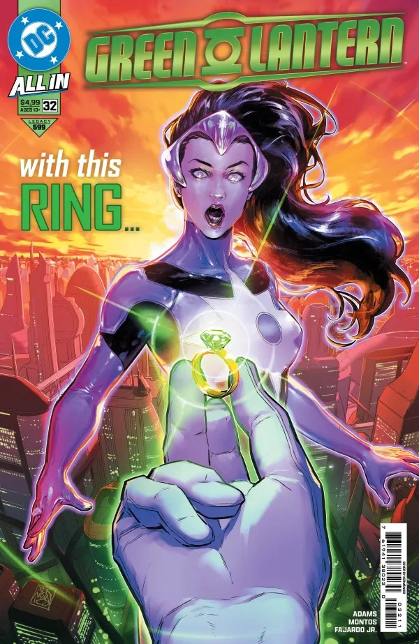 Cover of Green Lantern #32 (599)