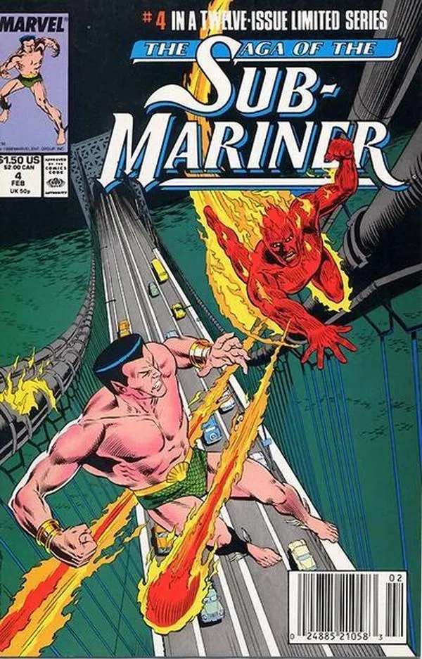 Cover of Saga of the Sub-Mariner #4