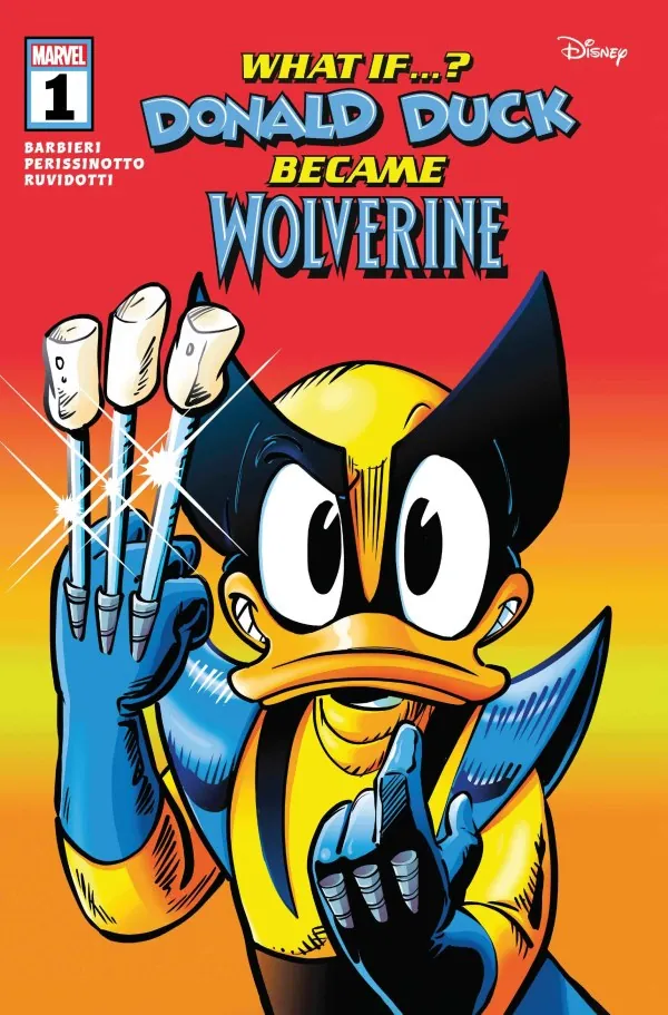 Cover of Marvel & Disney: What If...? Donald Duck Became Wolverine #1