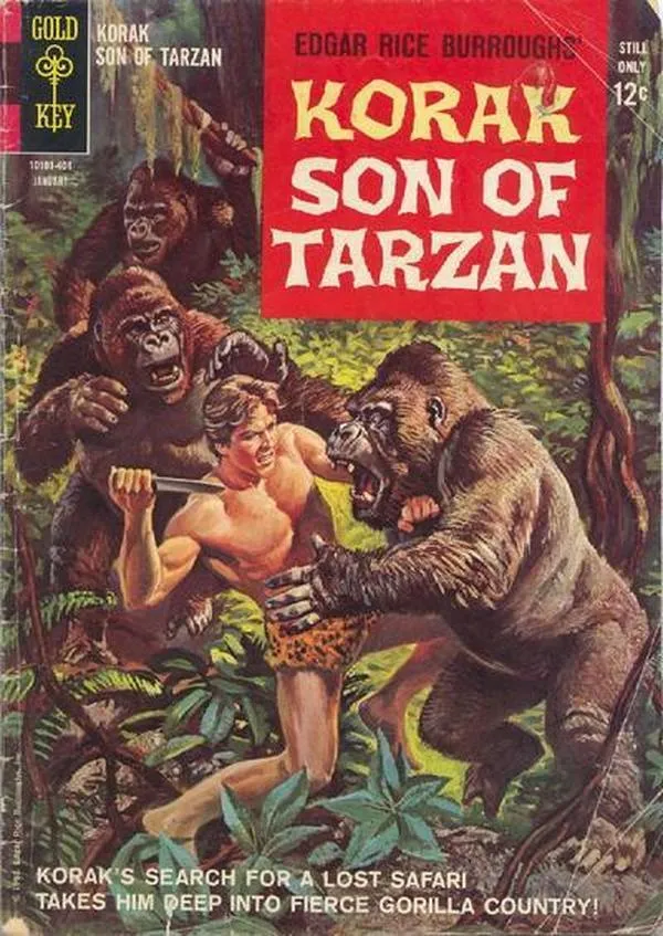 Cover of Edgar Rice Burroughs Korak, Son of Tarzan #1