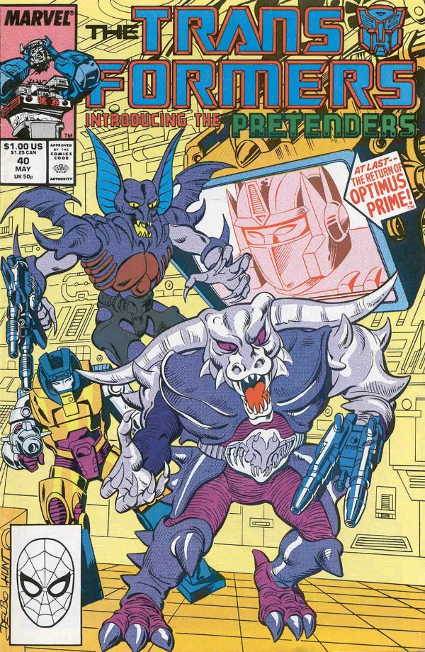 Cover of The Transformers #40