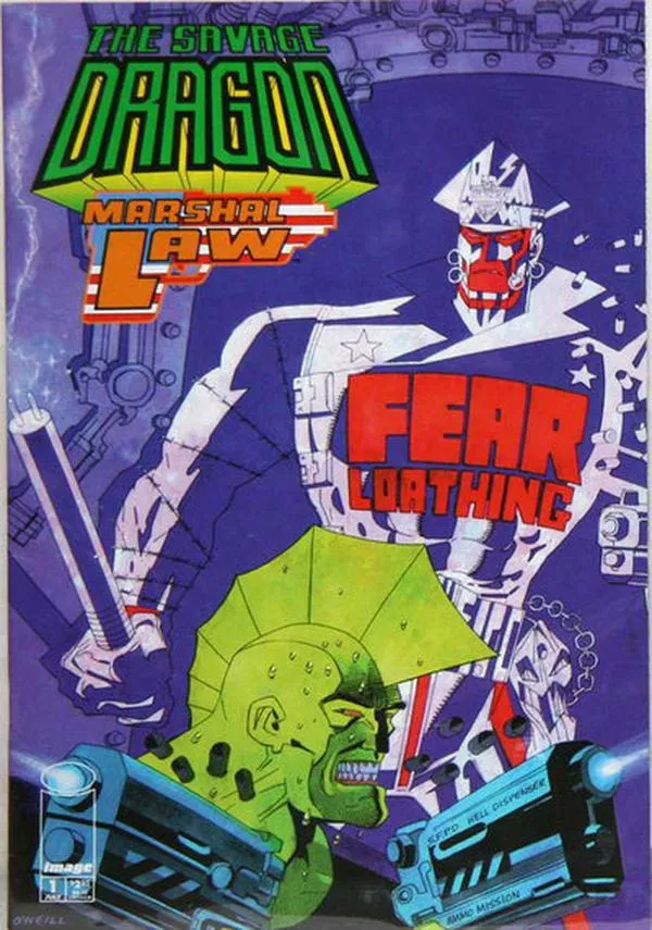 Cover of The Savage Dragon / Marshal Law #1