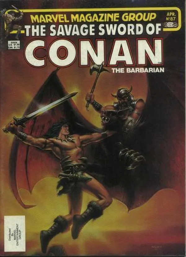 Cover of The Savage Sword of Conan #87