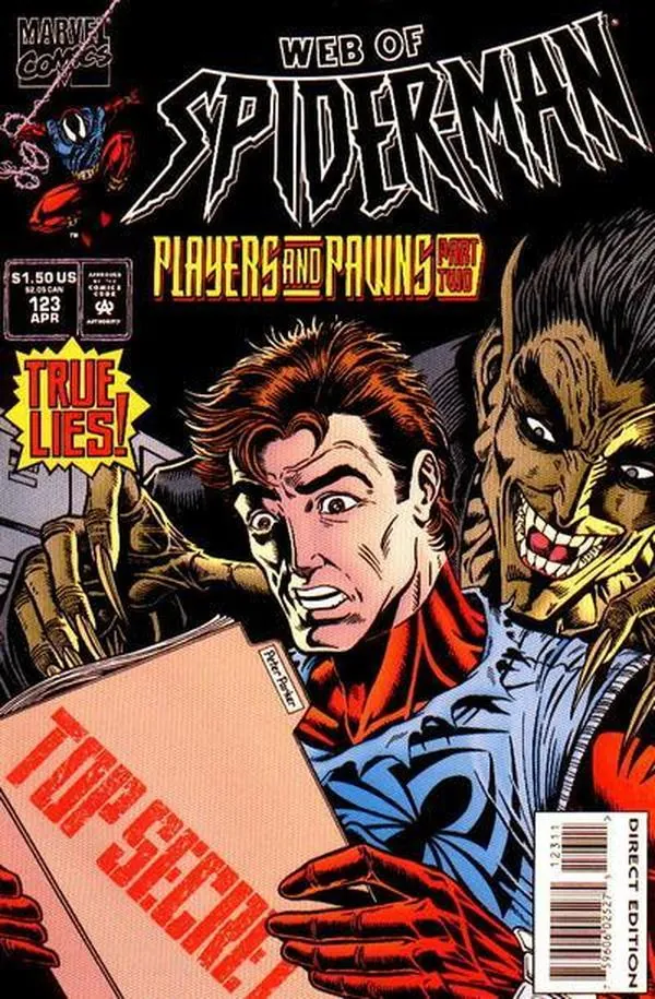 Cover of Web of Spider-Man #123