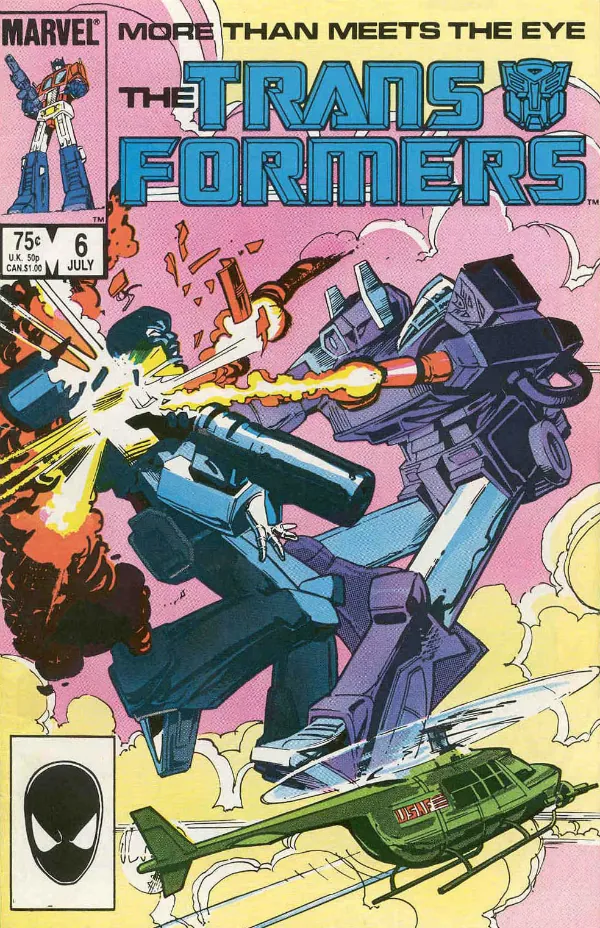 Cover of The Transformers #6