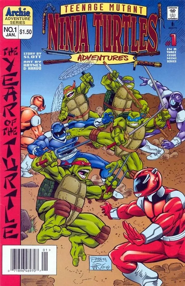 Cover of Teenage Mutant Ninja Turtles Adventures #1
