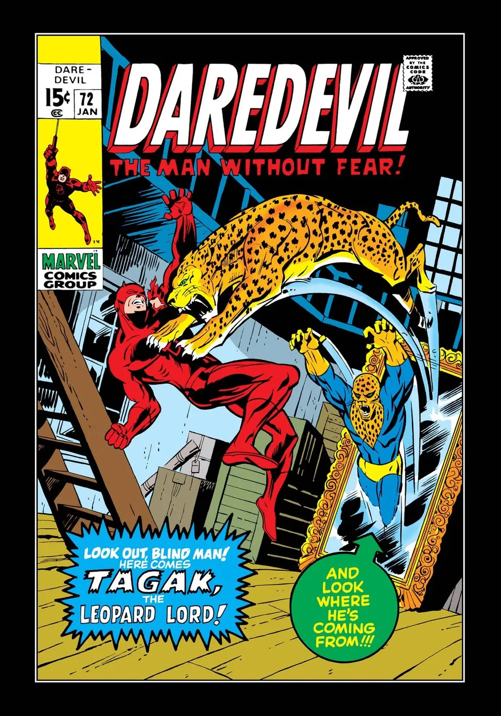Cover of Daredevil #72