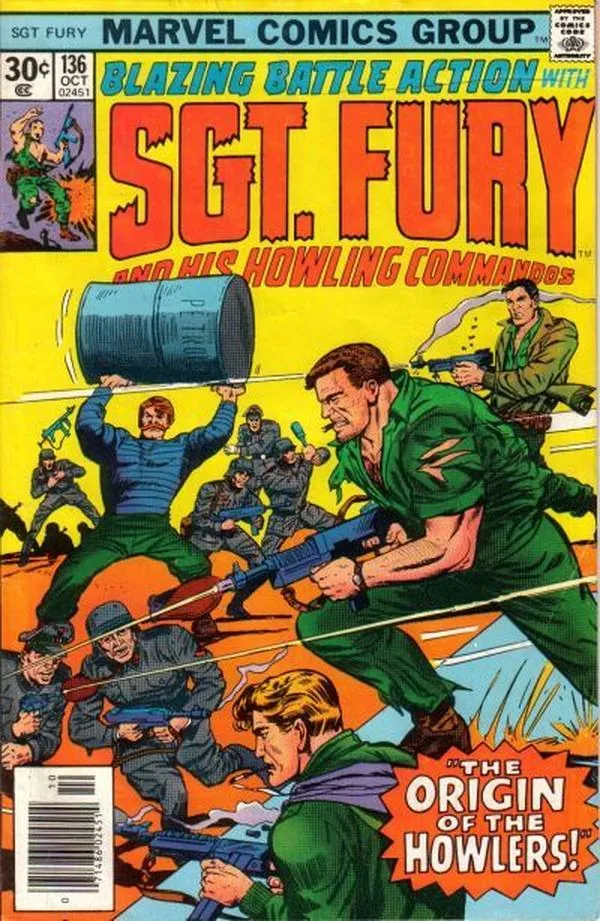 Cover of Sgt. Fury and His Howling Commandos #136