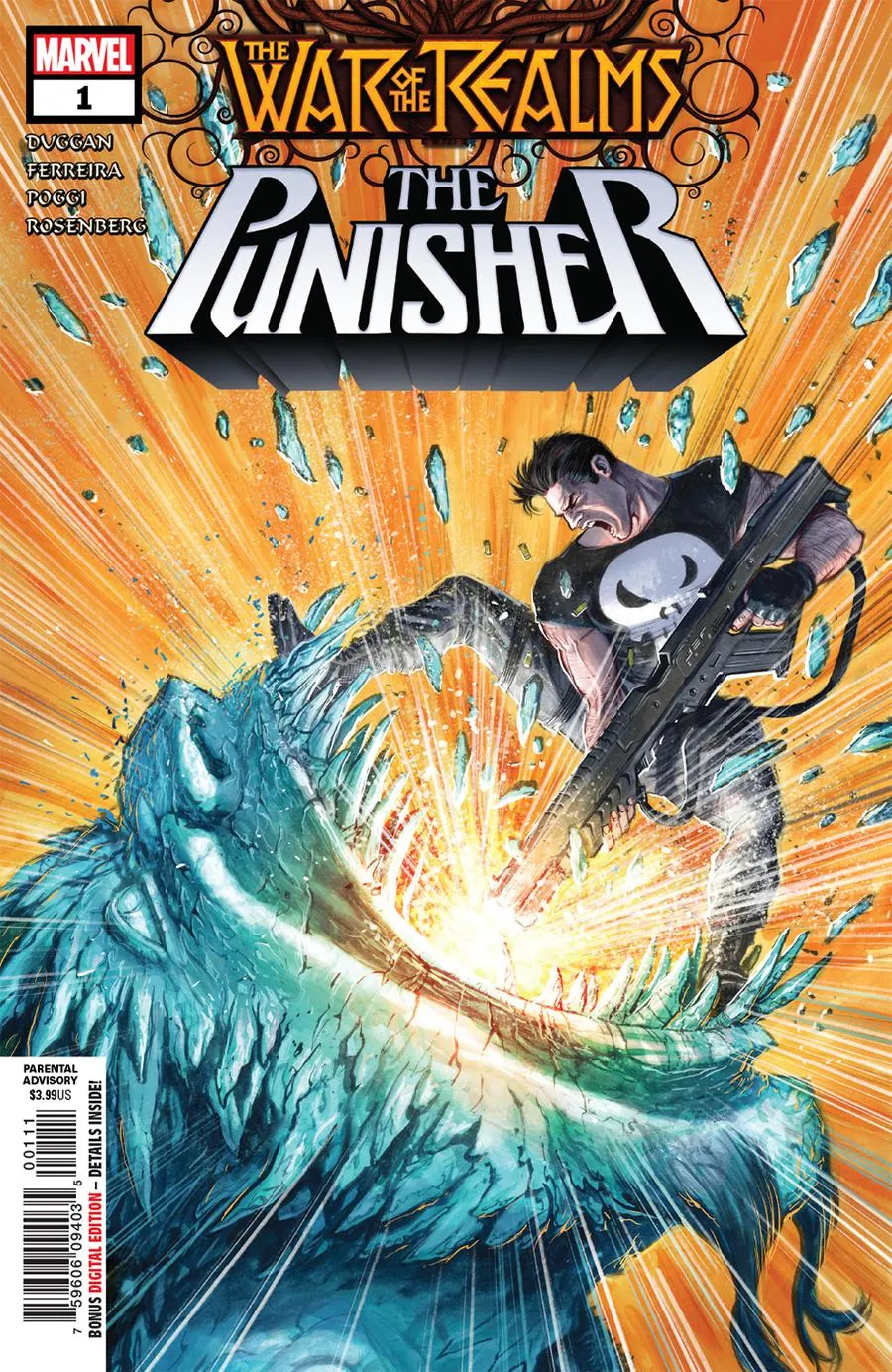 Cover of War of the Realms: Punisher #1