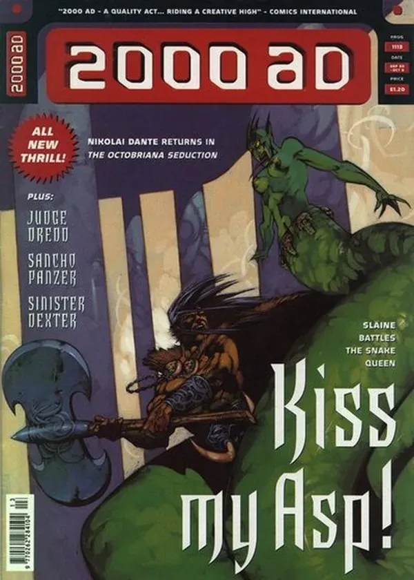 Cover of 2000 AD #1113