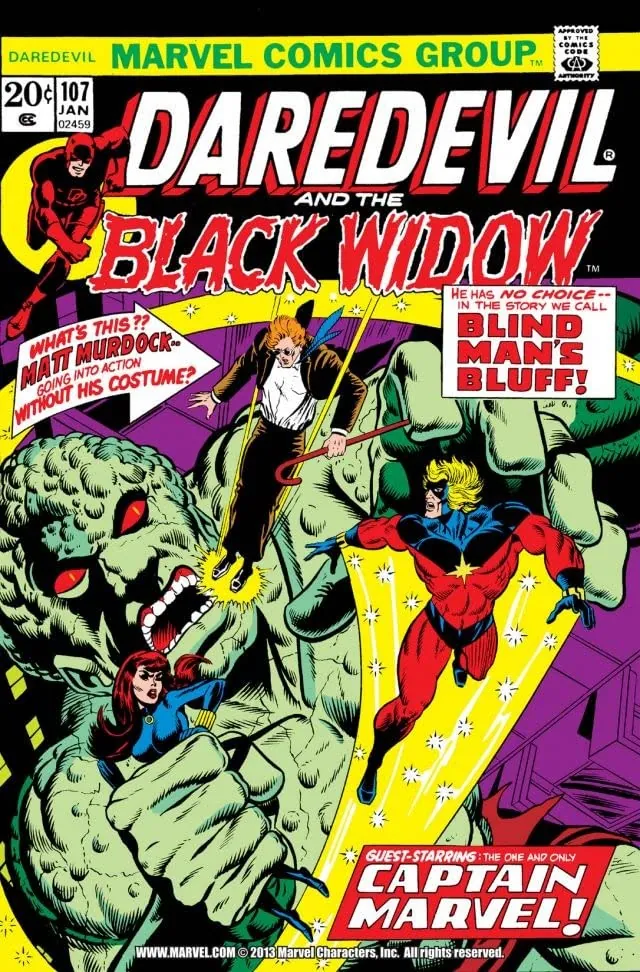 Cover of Daredevil #107