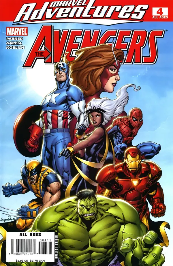 Cover of Marvel Adventures The Avengers #4