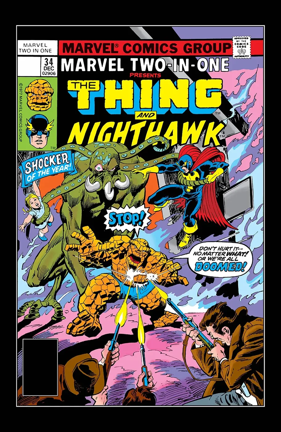 Cover of Marvel Two-in-One #34