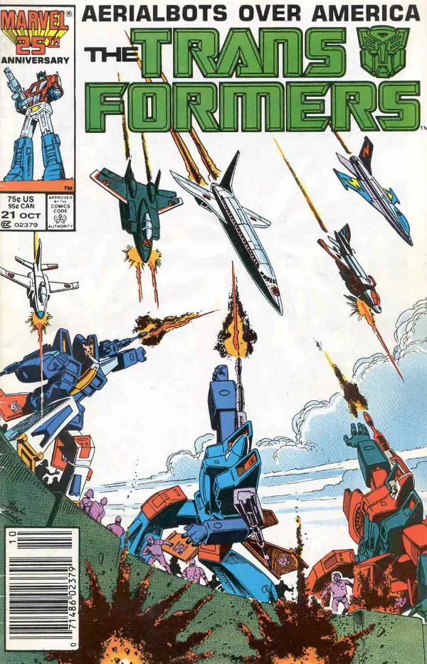 Cover of The Transformers #21