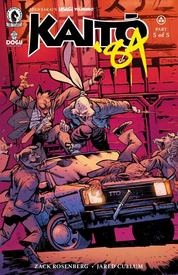 Cover of Usagi Yojimbo: Kaitō '84 #5