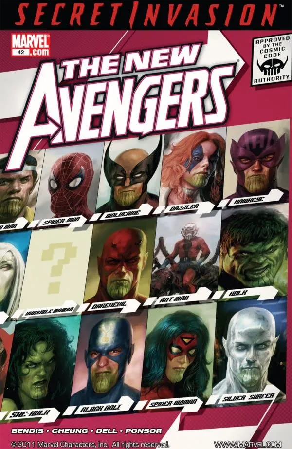 Cover of New Avengers #42