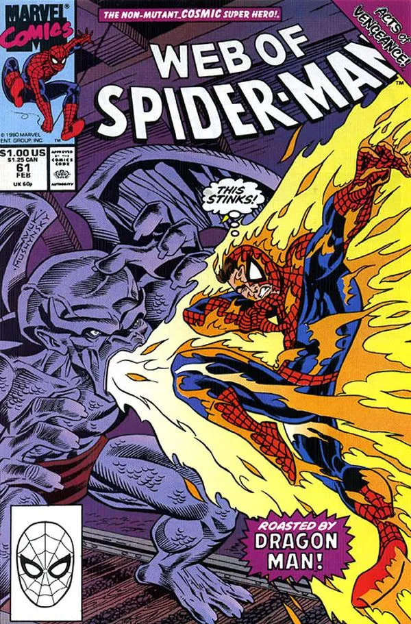 Cover of Web of Spider-Man #61
