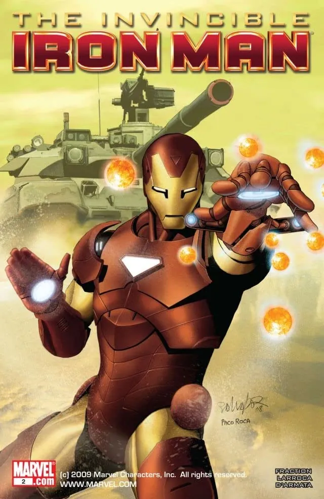 Cover of Invincible Iron Man #2