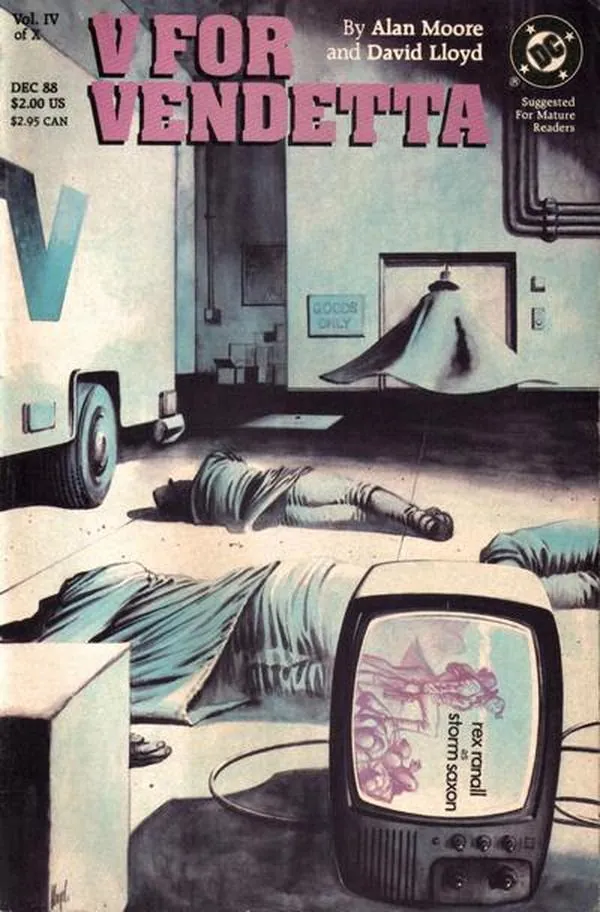 Cover of V for Vendetta #4