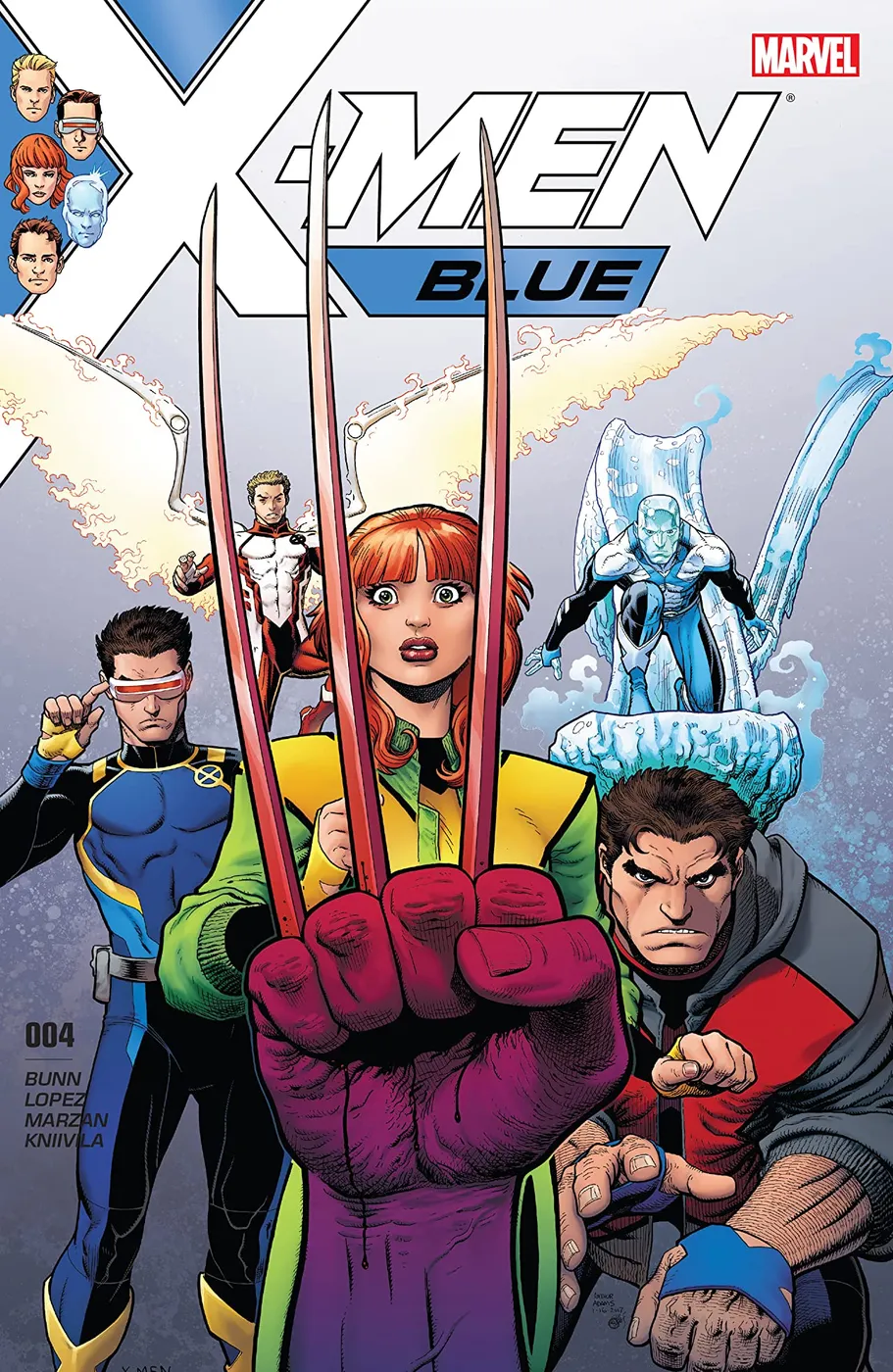Cover of X-Men: Blue #4