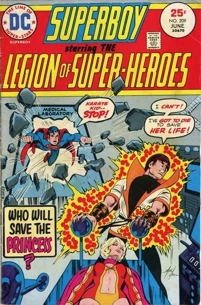 Cover of Superboy #209