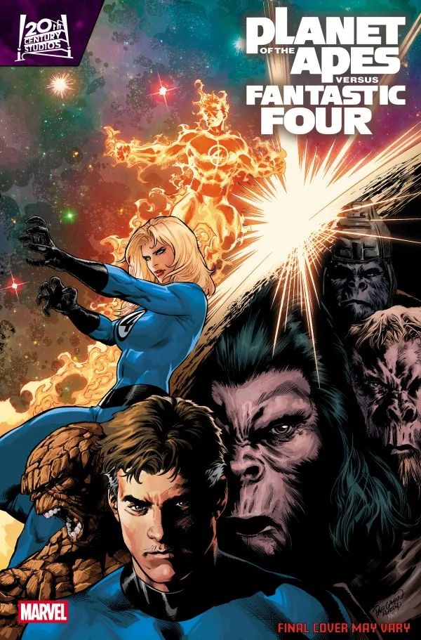 Cover of Planet of the Apes vs. Fantastic Four #2