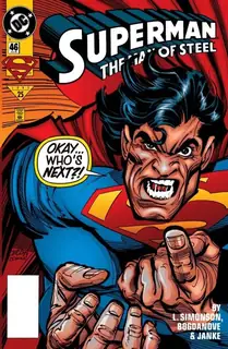 Cover of Superman: The Man of Steel #46