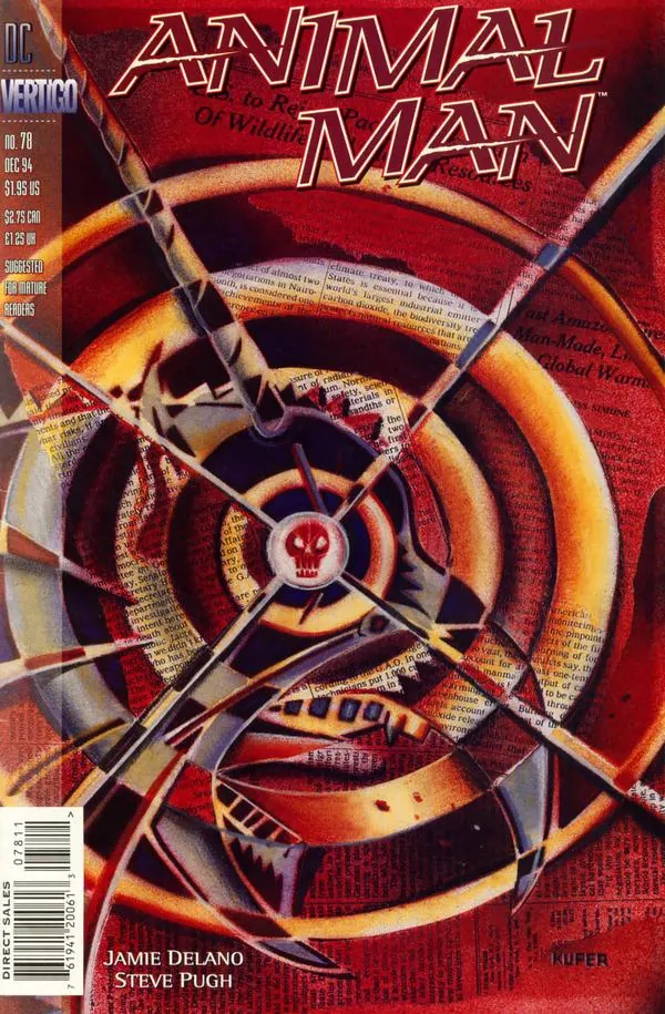 Cover of Animal Man #78