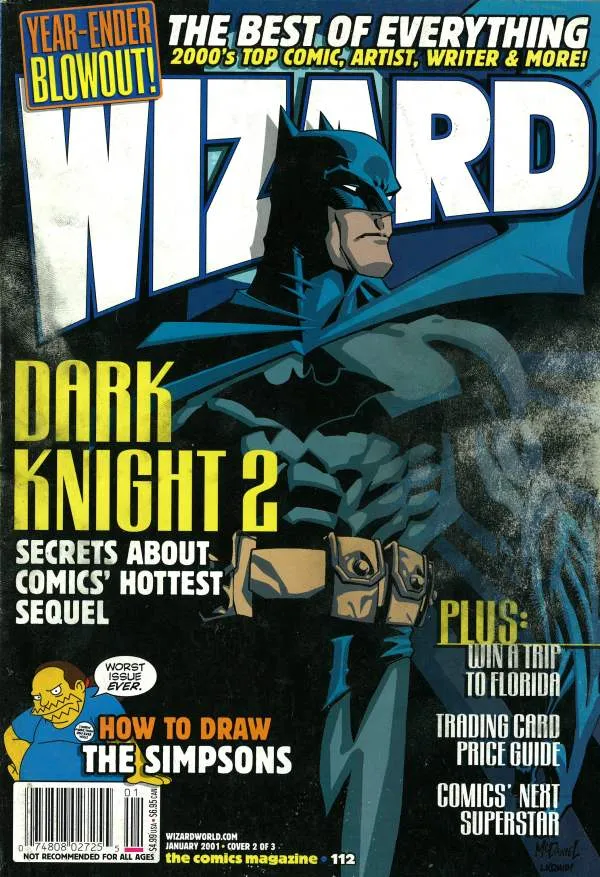 Cover of Wizard: The Comics Magazine #112