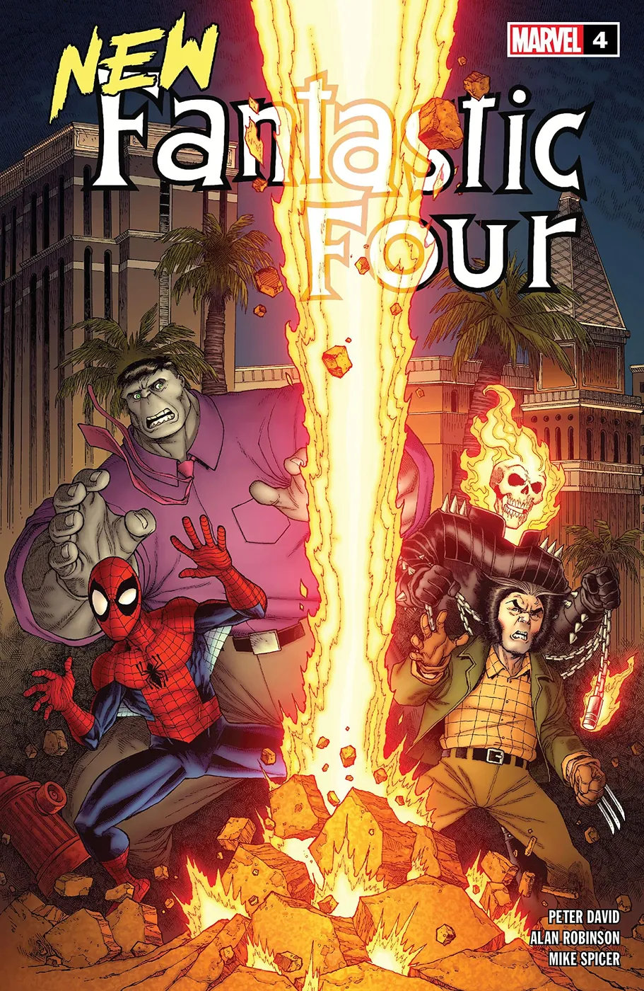 Cover of New Fantastic Four #4
