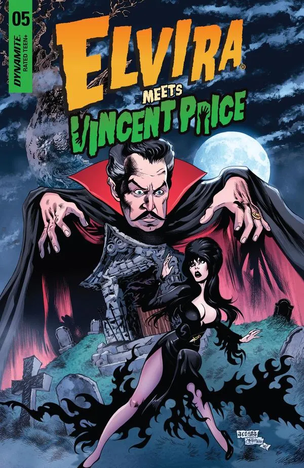 Cover of Elvira Meets Vincent Price #5