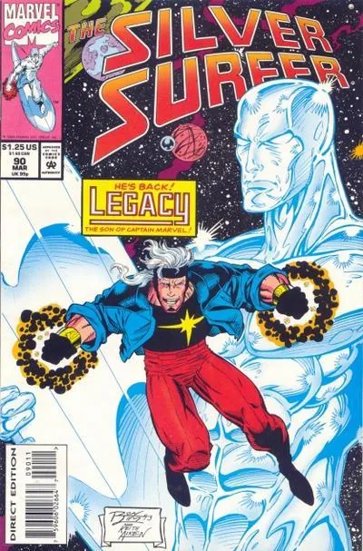 Cover of Silver Surfer #90