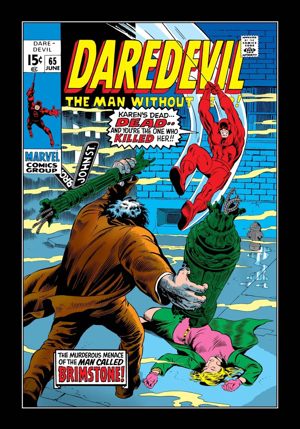 Cover of Daredevil #65
