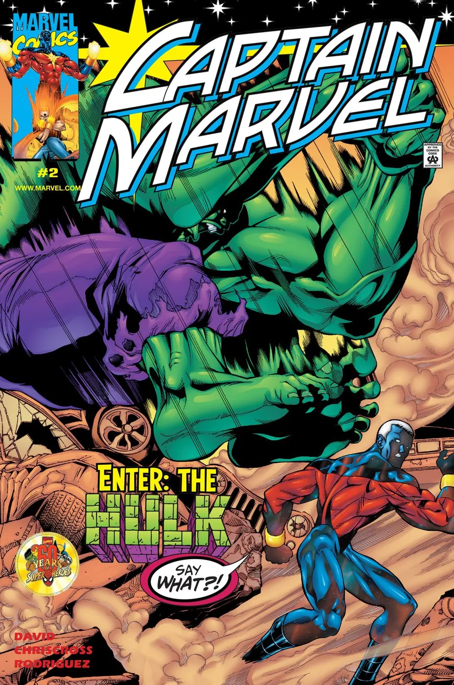 Cover of Captain Marvel #2
